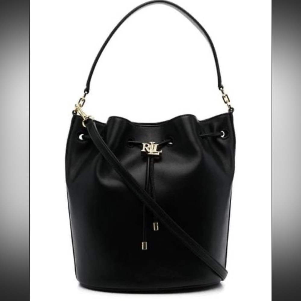 ⭐️ Lauren Ralph Lauren Genuine Leather small bucket bag cross body